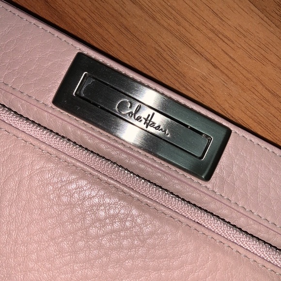 NWT Cole Haan Leather Wristlet Clutch